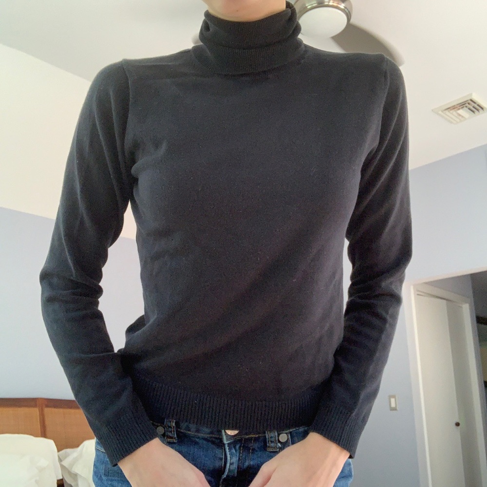 Black turtleneck